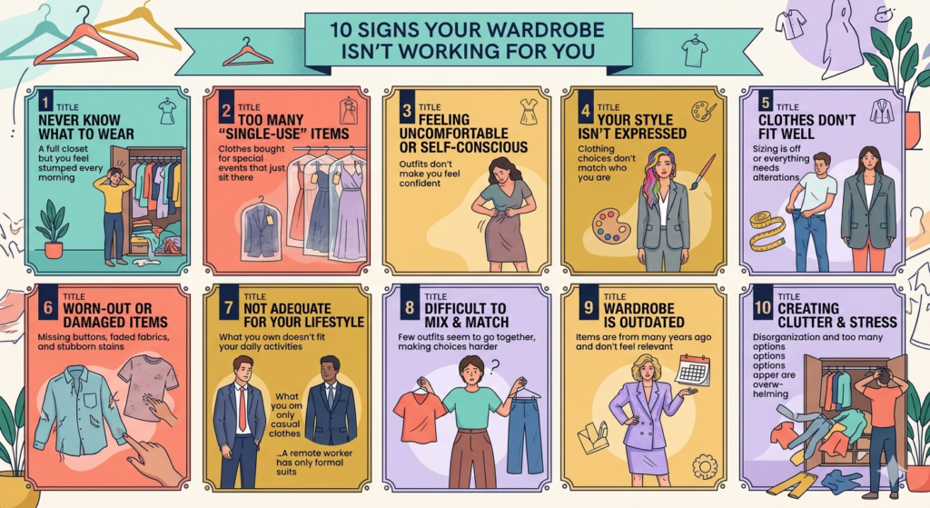 10 Signs Your Wardrobe Isn’t Working for You